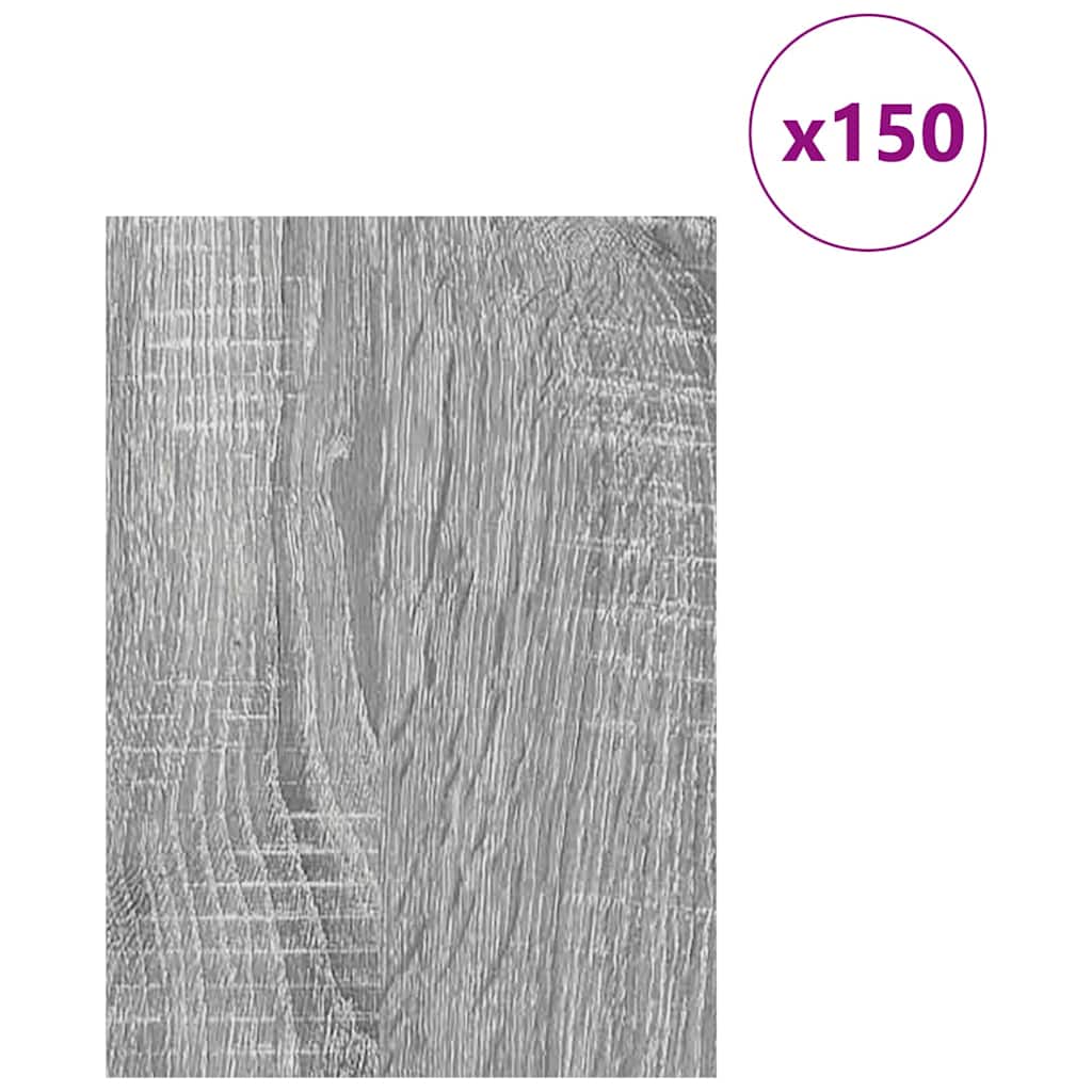 Dekor Panels 150 stk. Grå Sonoma 21 x 30 x 0,27 cm