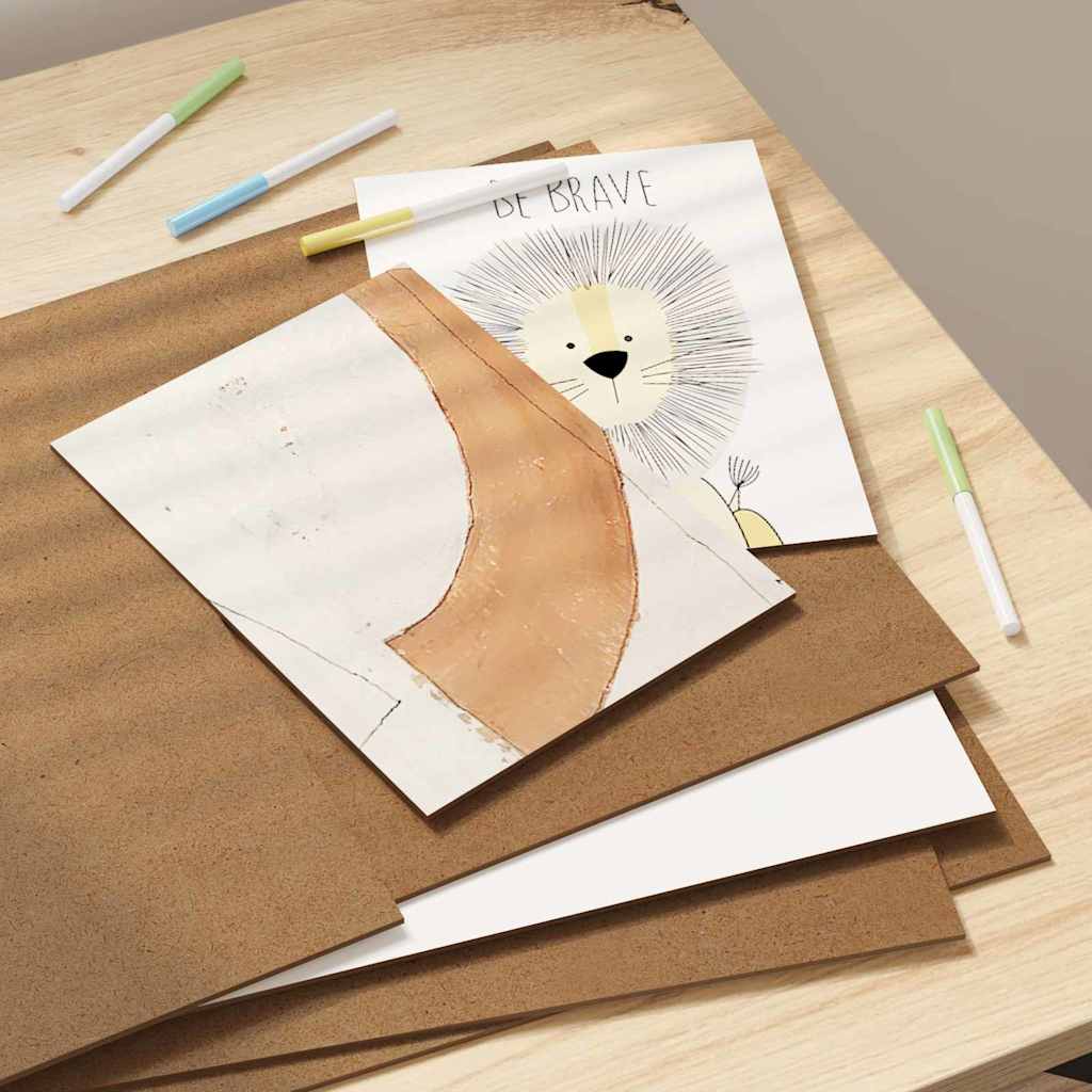 Dekor Panels 50 stk. Hvid 30 x 42 x 0,27 cm Konstrueret træ