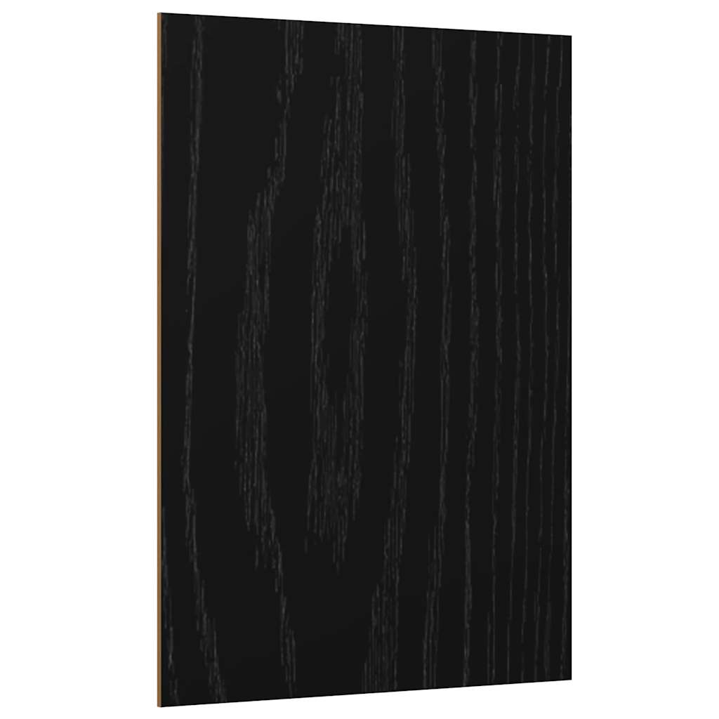 Dekor Panels 12 stk. Sort eg 30 x 42 x 0,27 cm Konstrueret træ