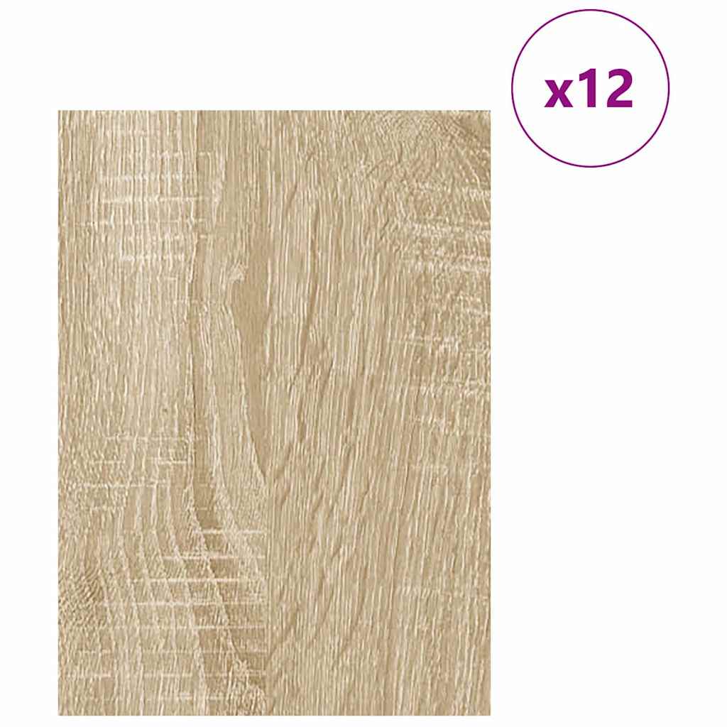 Dekor Panels 12 stk. Sonoma-eg 30 x 42 x 0,27 cm