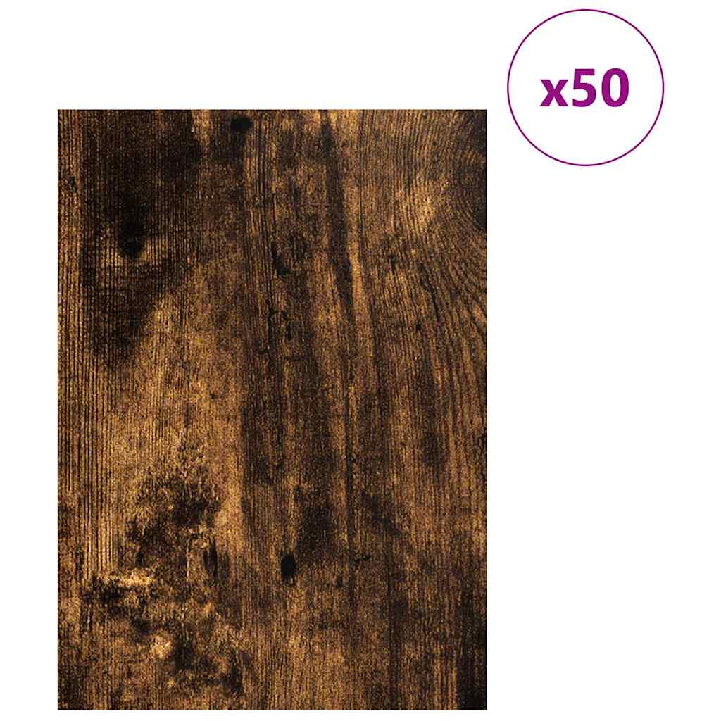 Dekor Panels 50 stk. Røget eg 30 x 42 x 0,27 cm Konstrueret træ