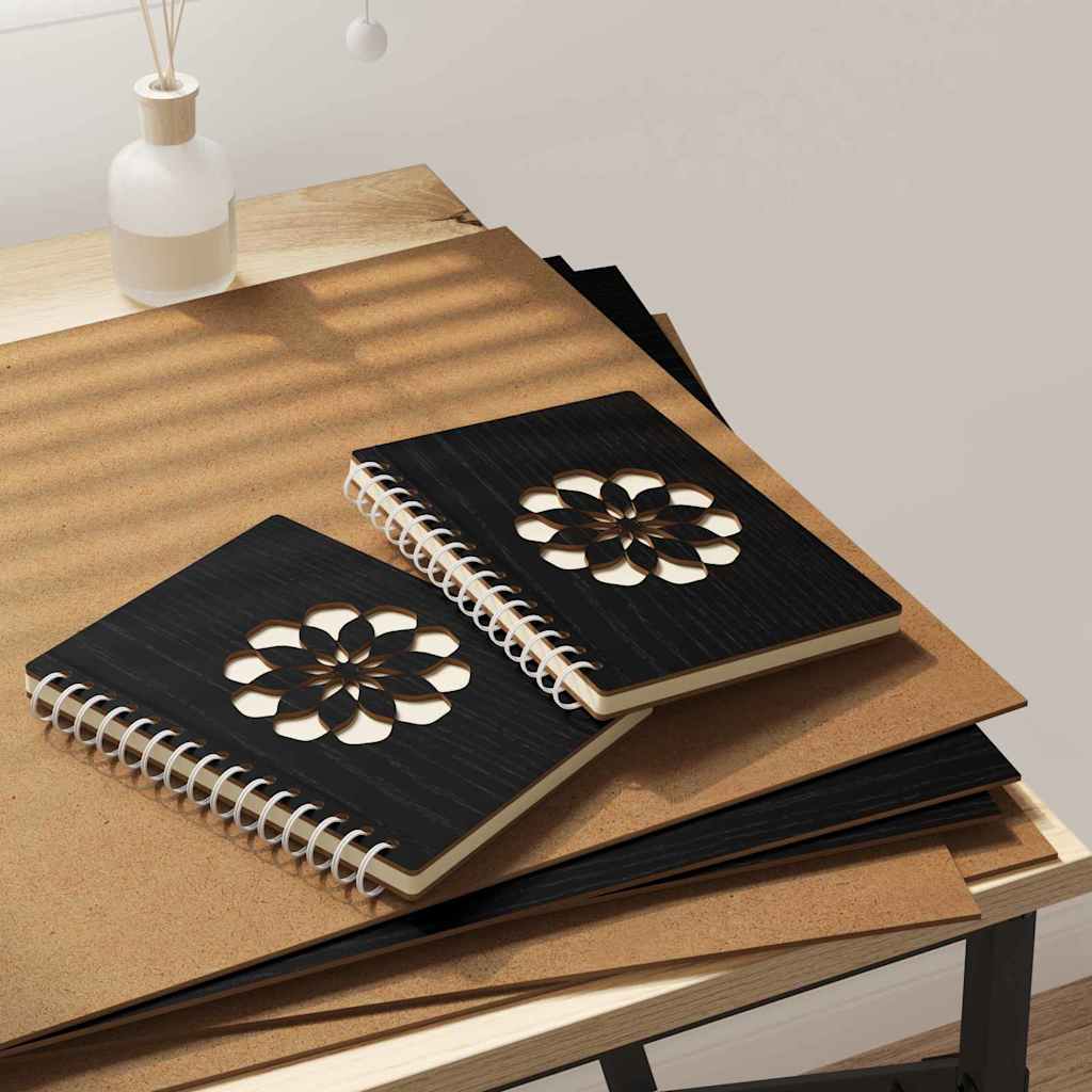 Dekor Panels 12 stk. Sort eg 40 x 60 x 0,27 cm Konstrueret træ