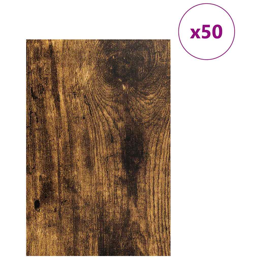 Dekor Panels 50 stk. Røget eg 40 x 60 x 0,27 cm Konstrueret træ