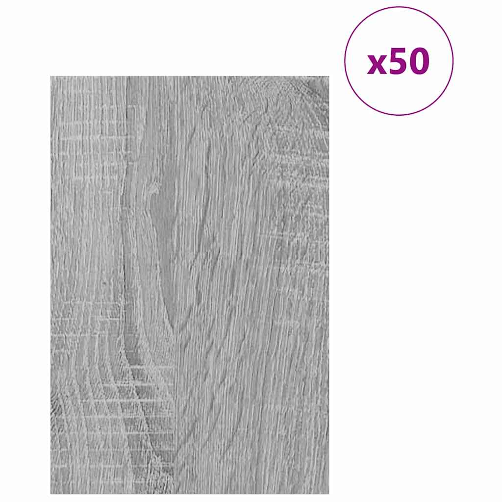 Dekor Panels 50 stk. Grå Sonoma 40 x 60 x 0,27 cm