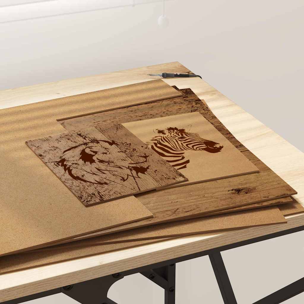 Dekor Panels 12 stk. Gammelt træ 40 x 60 x 0,27 cm
