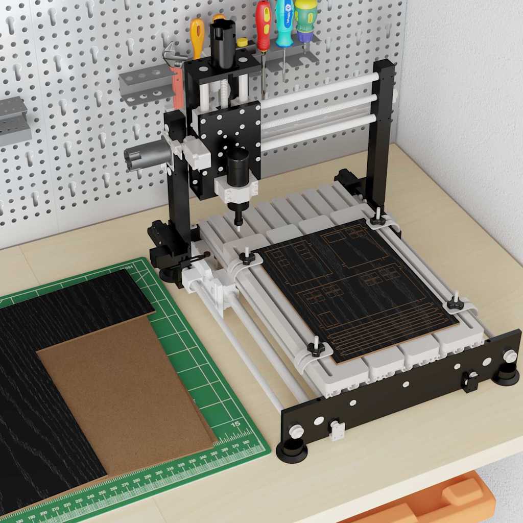 Dekor Panels 12 stk. Sort eg 30 x 30 x 0,27 cm Konstrueret træ