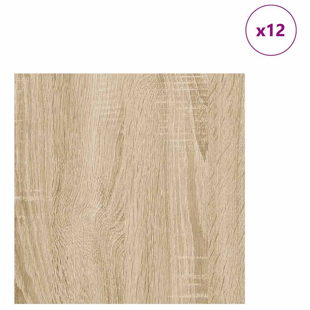 Dekor Panels 12 stk. Sonoma eg 30 x 30 x 0,27 cm