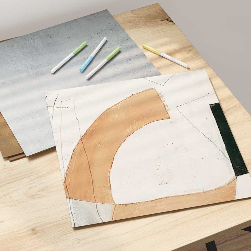 Dekor Panels 12 stk. Beton Grå 30 x 30 x 0,27 cm