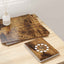 Dekor Panels 12 stk. Røget eg 30 x 30 x 0,27 cm Konstrueret træ
