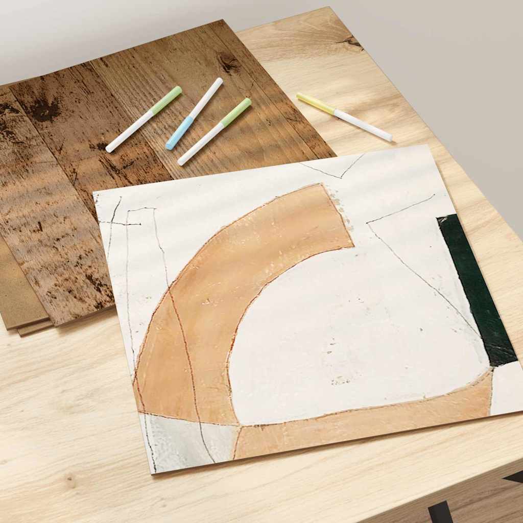 Dekor Panels 50 stk. Gammelt træ 30 x 30 x 0,27 cm