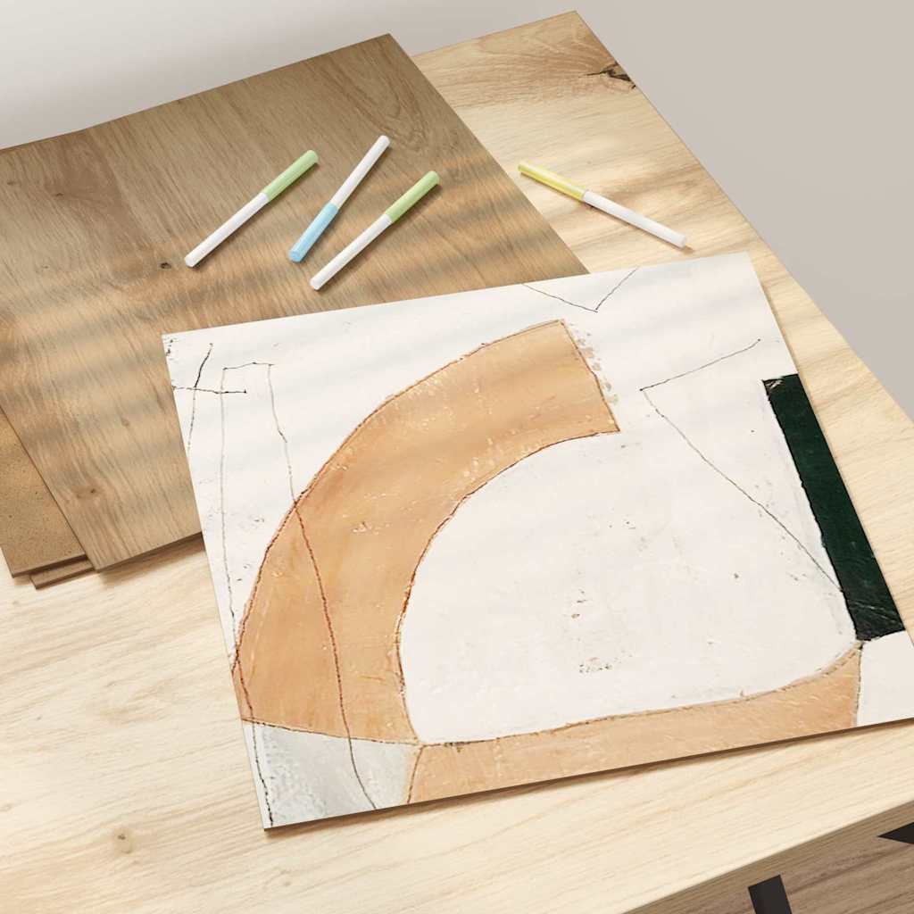 Dekor Panels 50 stk. Artisan Egetræ 30 x 30 x 0,27 cm