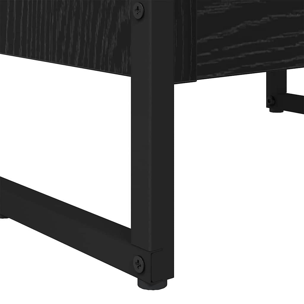 Bogskab 40 x 30 x 86,5 cm Konstrueret træ Sort eg