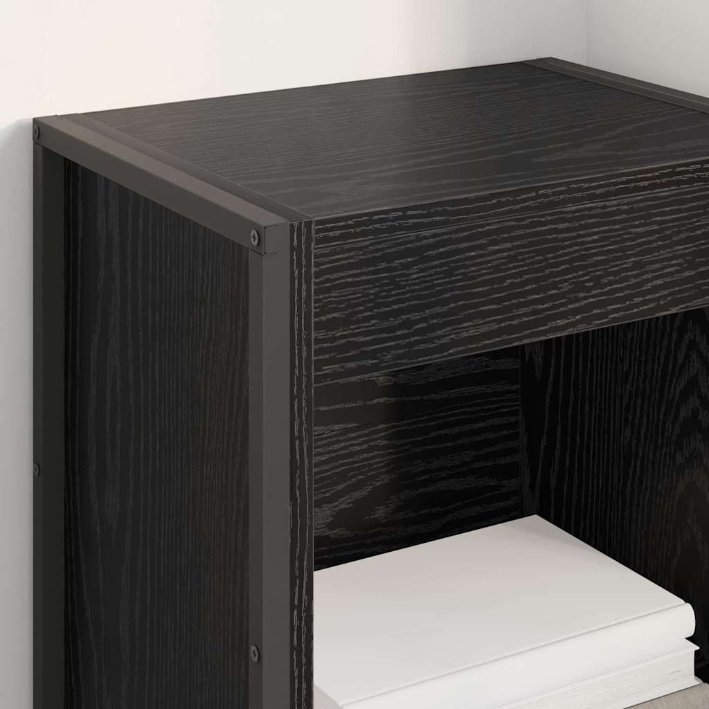 Bogskab 40 x 30 x 86,5 cm Konstrueret træ Sort eg