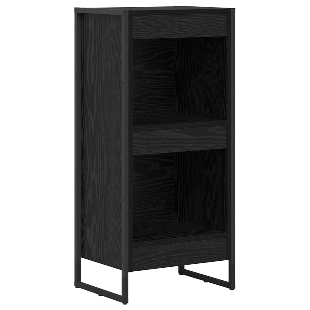 Bogskab 40 x 30 x 86,5 cm Konstrueret træ Sort eg