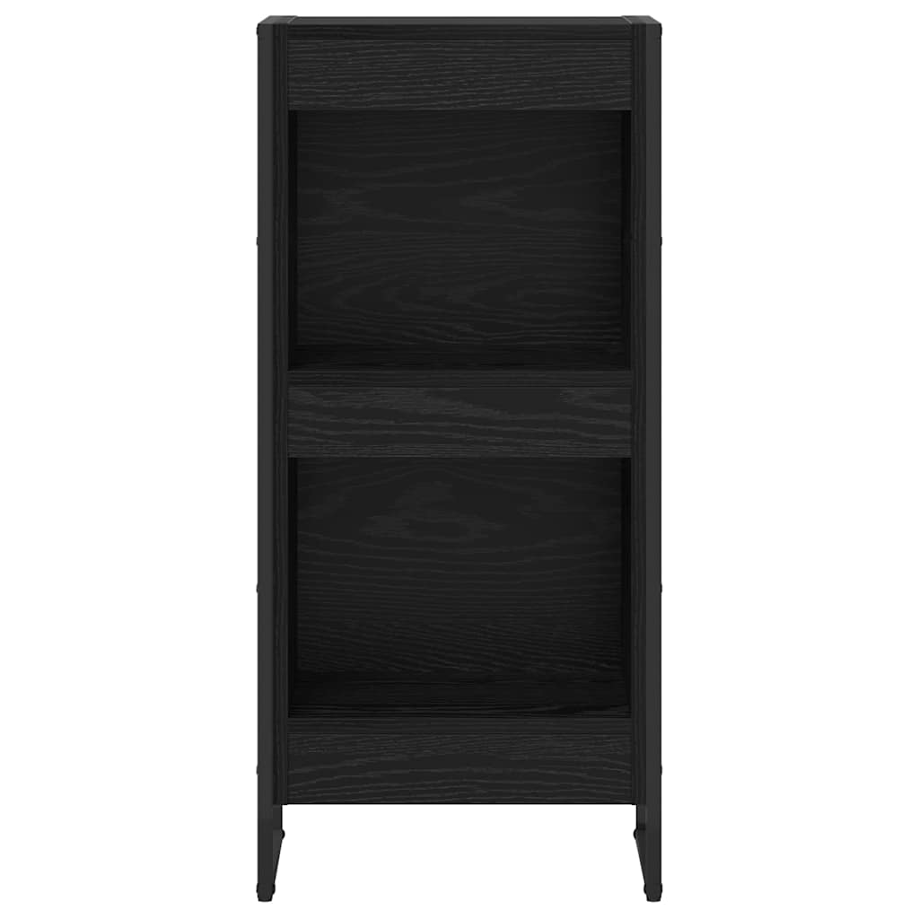 Bogskab 40 x 30 x 86,5 cm Konstrueret træ Sort eg