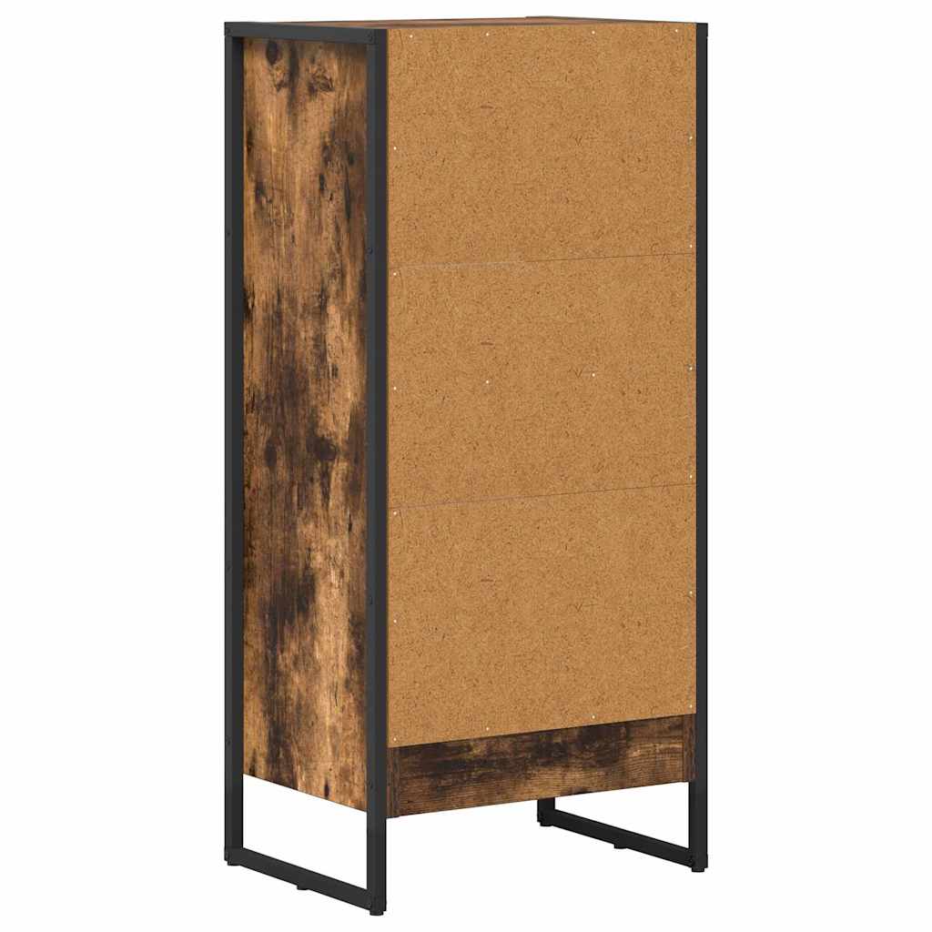 Bogskab 40 x 30 x 86,5 cm Konstrueret træ Røget Eg