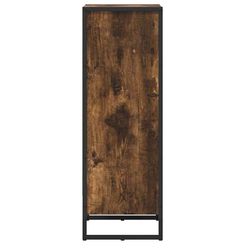 Bogskab 40 x 30 x 86,5 cm Konstrueret træ Røget Eg
