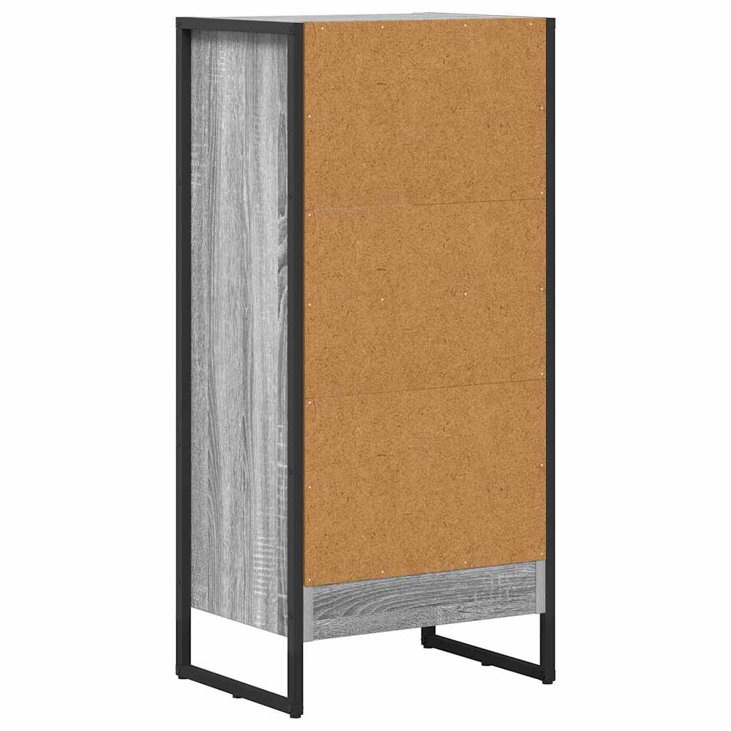Bogskab 40 x 30 x 86,5 cm Konstrueret træ Grå Sonoma