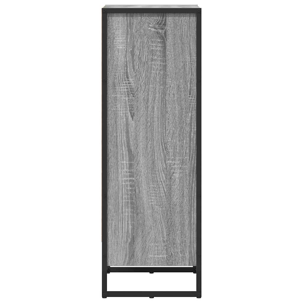 Bogskab 40 x 30 x 86,5 cm Konstrueret træ Grå Sonoma
