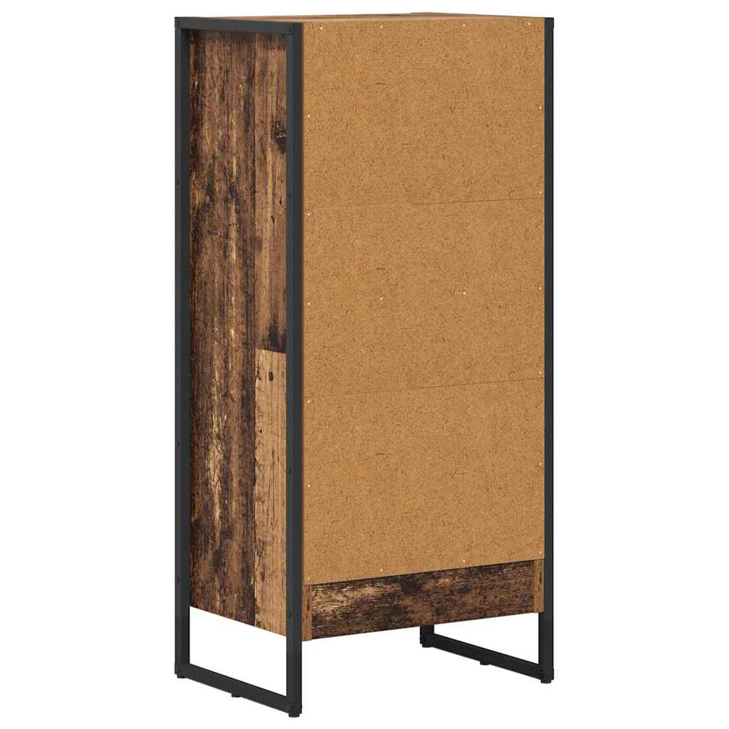 Bogskab 40 x 30 x 86,5 cm Konstrueret træ Gammelt træ