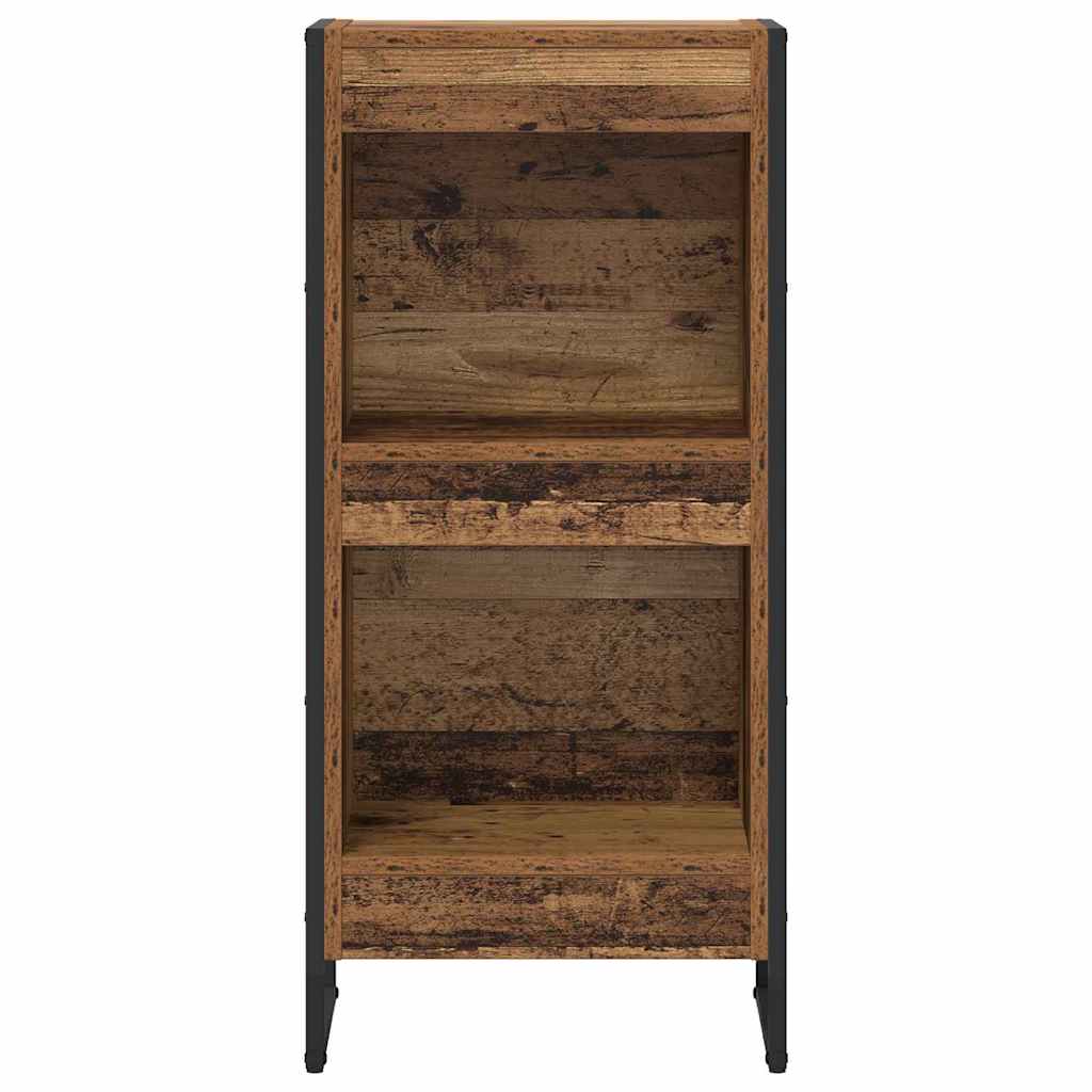 Bogskab 40 x 30 x 86,5 cm Konstrueret træ Gammelt træ