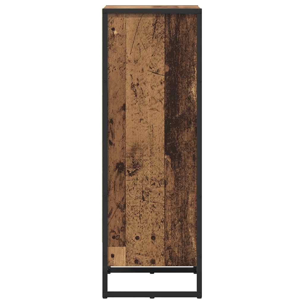 Bogskab 40 x 30 x 86,5 cm Konstrueret træ Gammelt træ