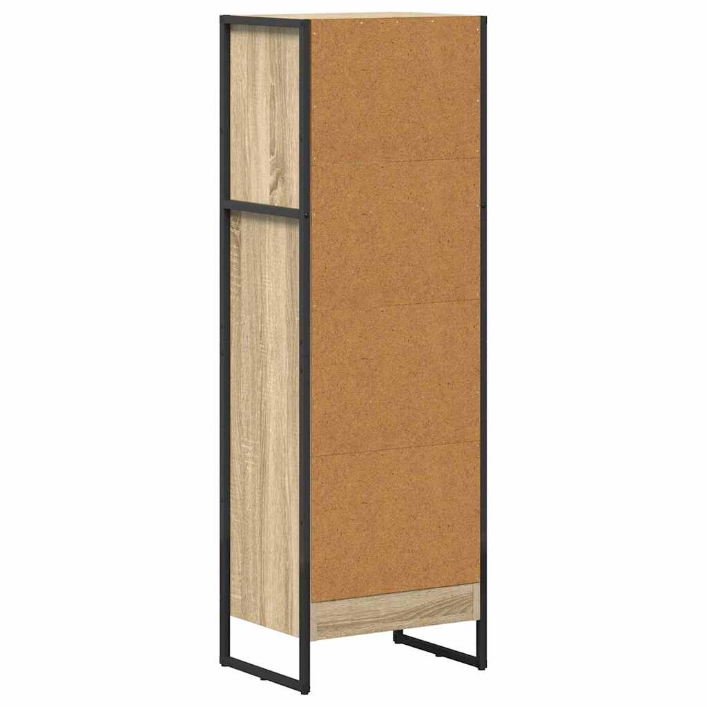 Bogskab 40 x 30 x 121 cm Konstrueret træ Sonoma