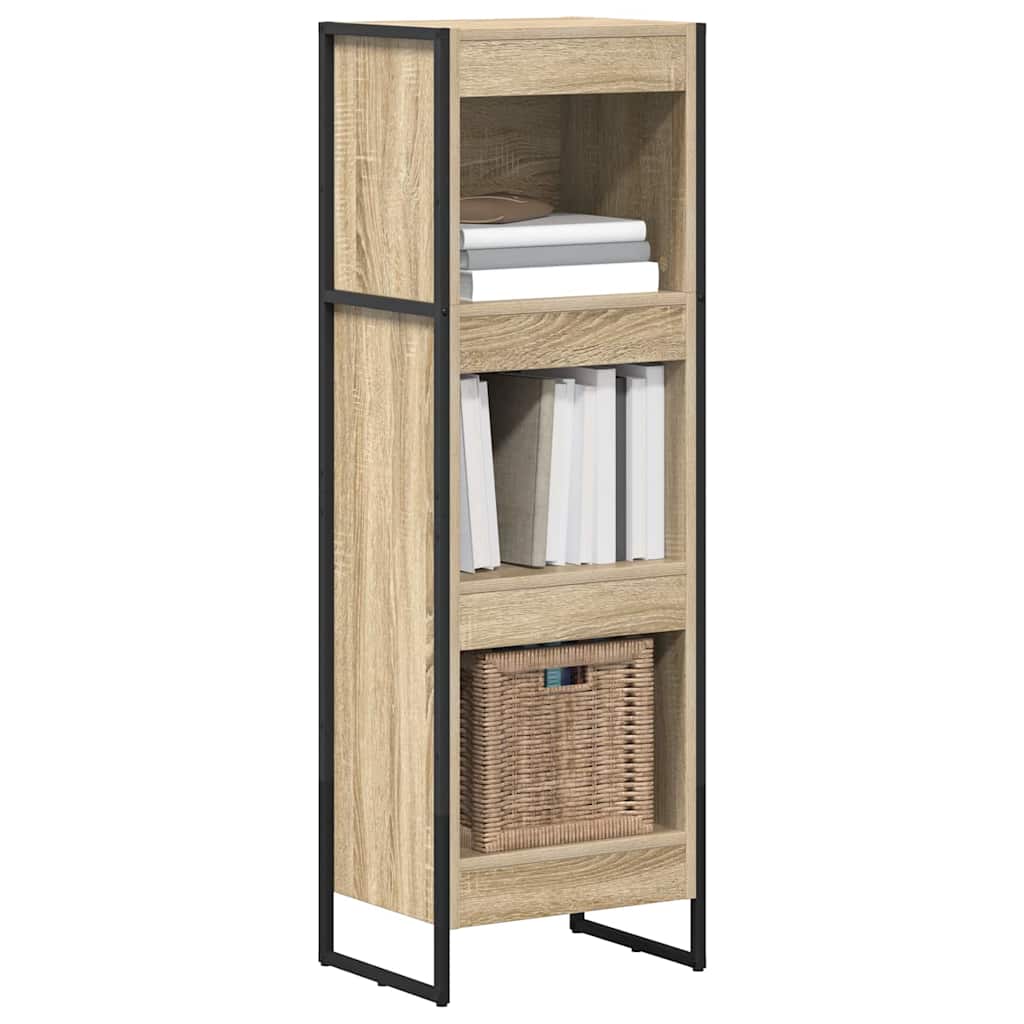 Bogskab 40 x 30 x 121 cm Konstrueret træ Sonoma