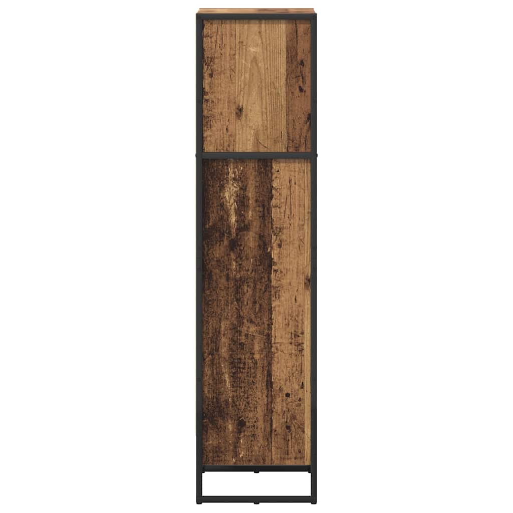Bogskab 40 x 30 x 121 cm Konstrueret træ Gammelt træ