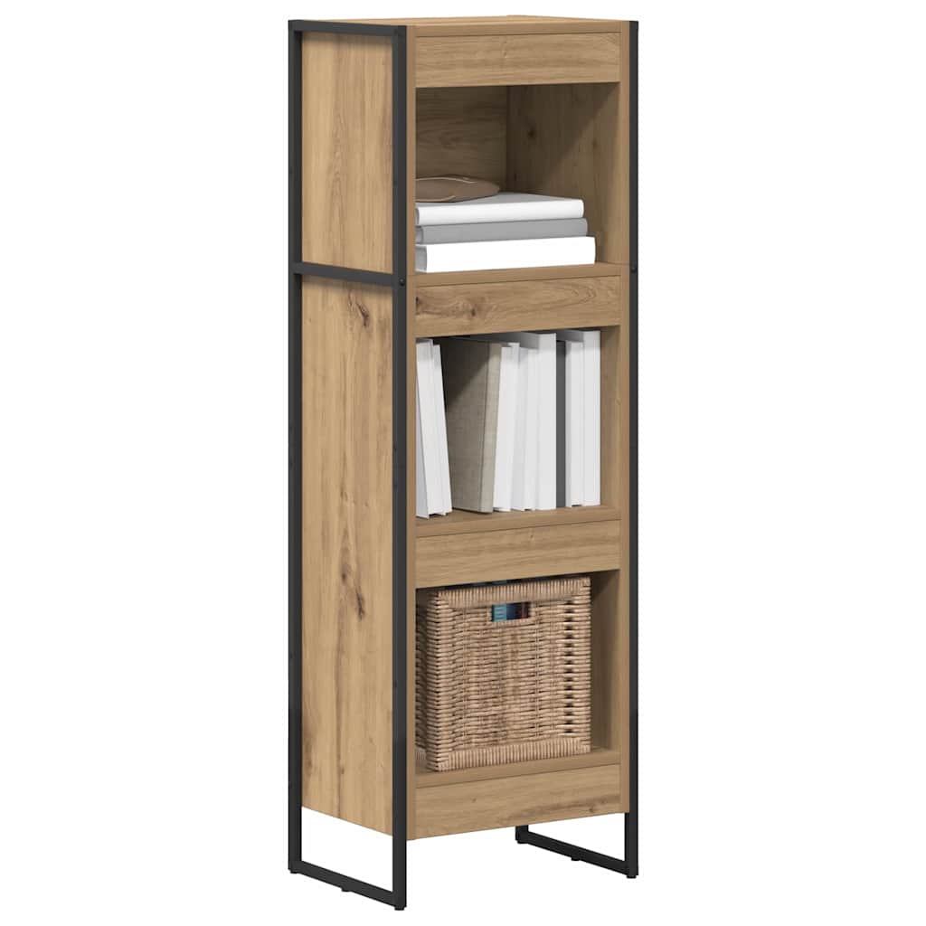 Bogskab 40 x 30 x 121 cm Konstrueret træ Artisan eg