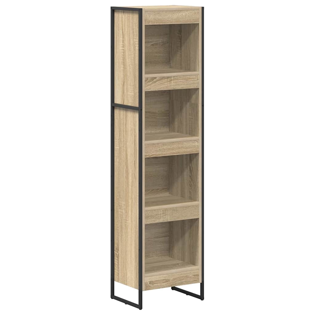 Bogskab 40 x 30 x 155 cm Konstrueret træ Sonoma