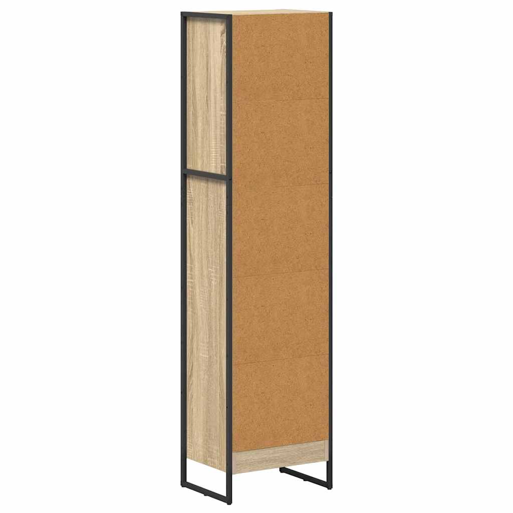 Bogskab 40 x 30 x 155 cm Konstrueret træ Sonoma