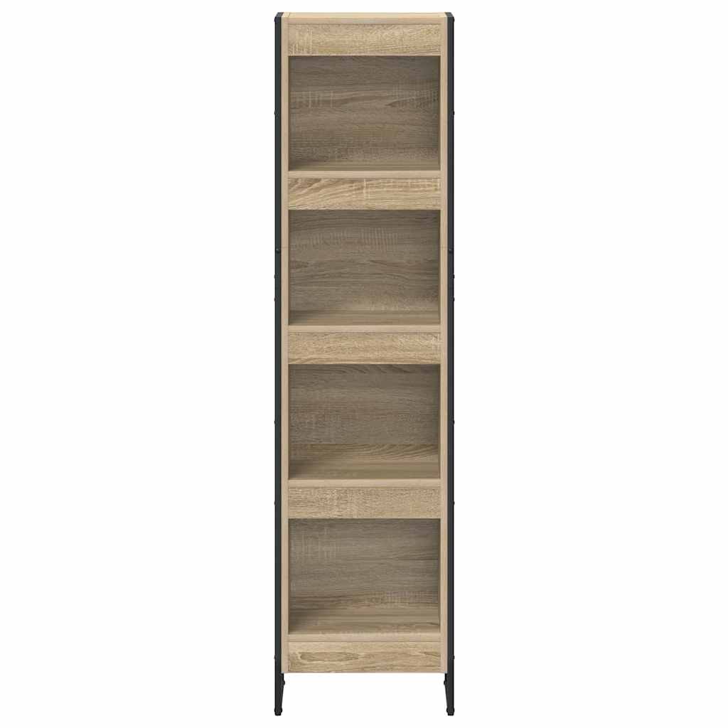 Bogskab 40 x 30 x 155 cm Konstrueret træ Sonoma