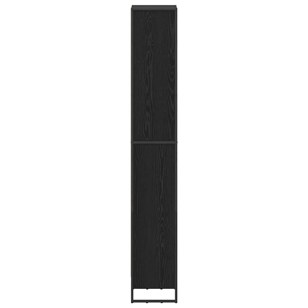 Bogskab 40 x 30 x 189,5 cm Konstrueret træ Sort eg