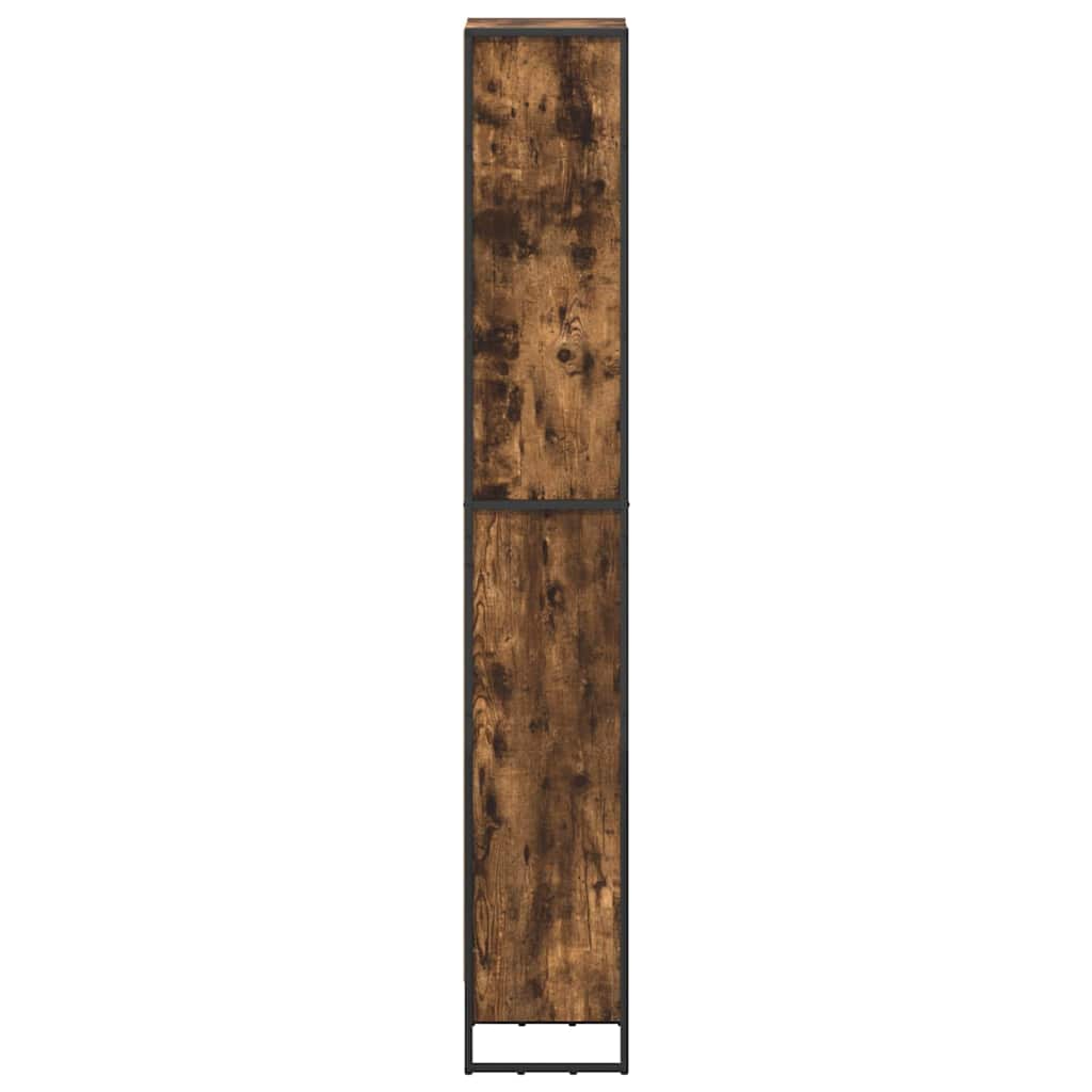 Bogskab 40 x 30 x 189,5 cm Konstrueret træ Røget Eg