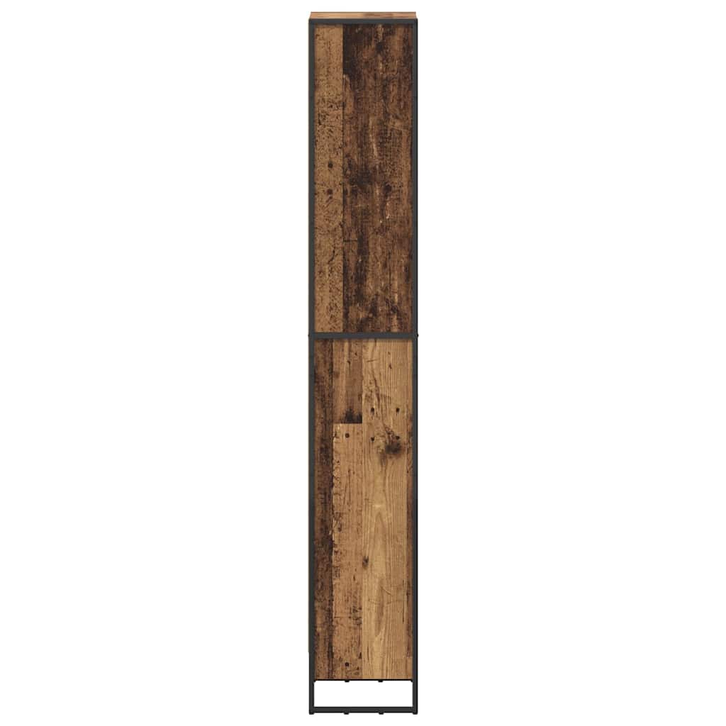 Bogskab 40 x 30 x 189,5 cm Konstrueret træ Gammelt træ