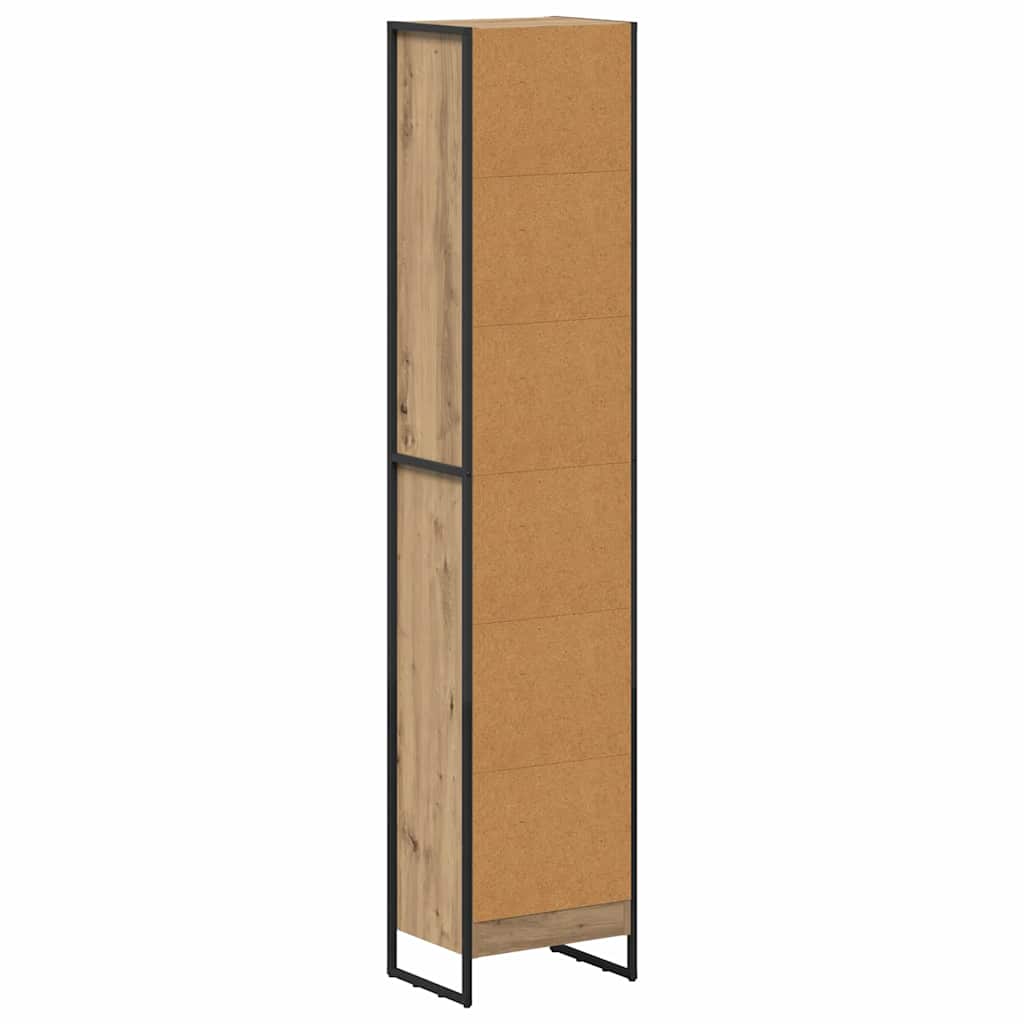 Bogskab 40 x 30 x 189,5 cm Konstrueret træ Artisan eg