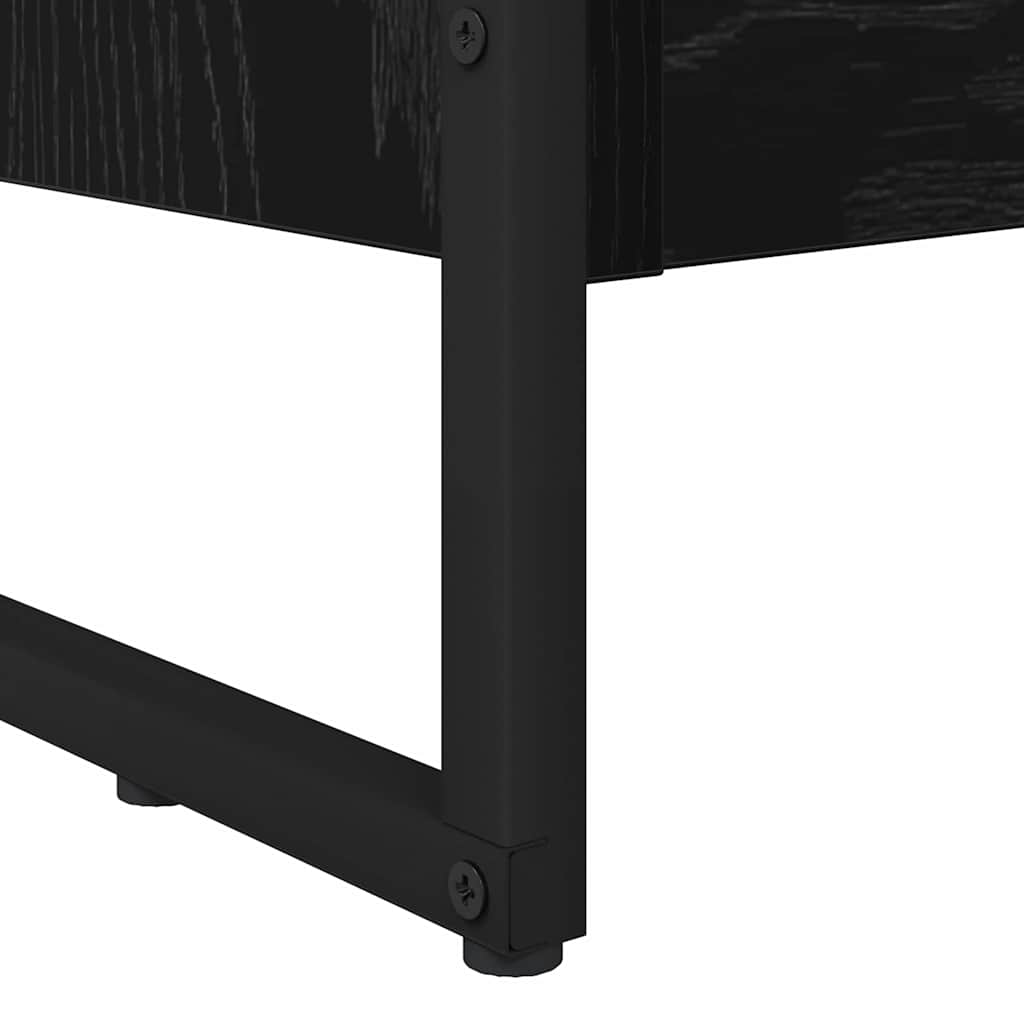 Bogskab 60 x 30 x 86,5 cm Konstrueret træ Sort eg