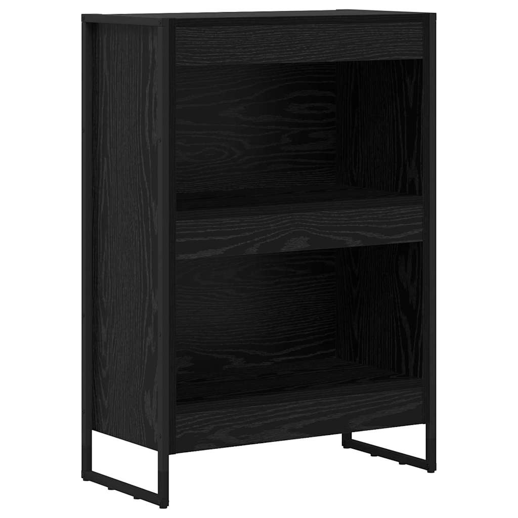 Bogskab 60 x 30 x 86,5 cm Konstrueret træ Sort eg