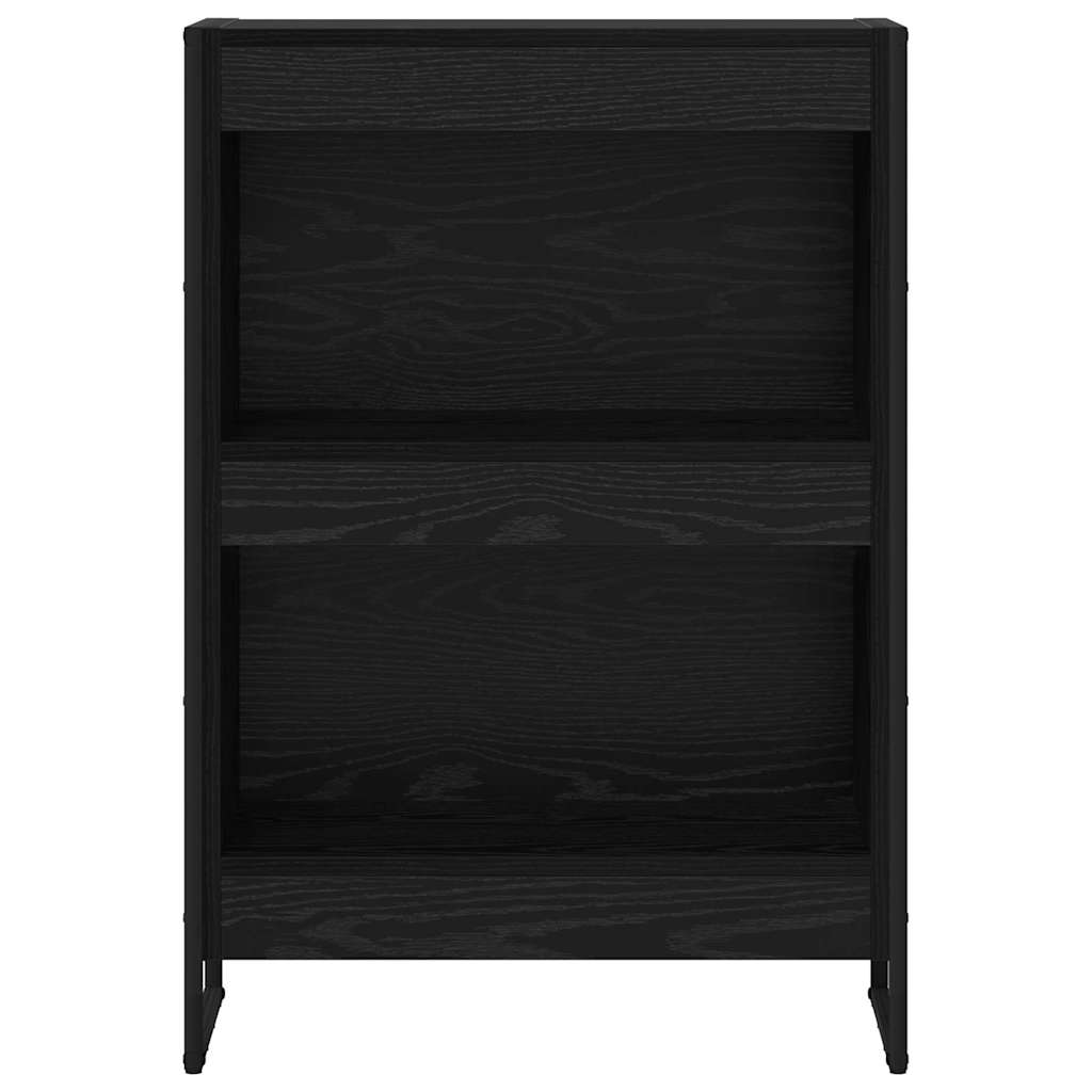Bogskab 60 x 30 x 86,5 cm Konstrueret træ Sort eg