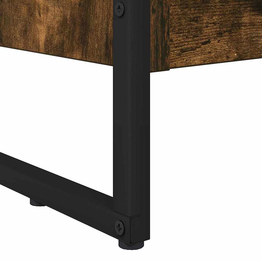 Bogskab 60 x 30 x 86,5 cm Konstrueret træ Røget Eg