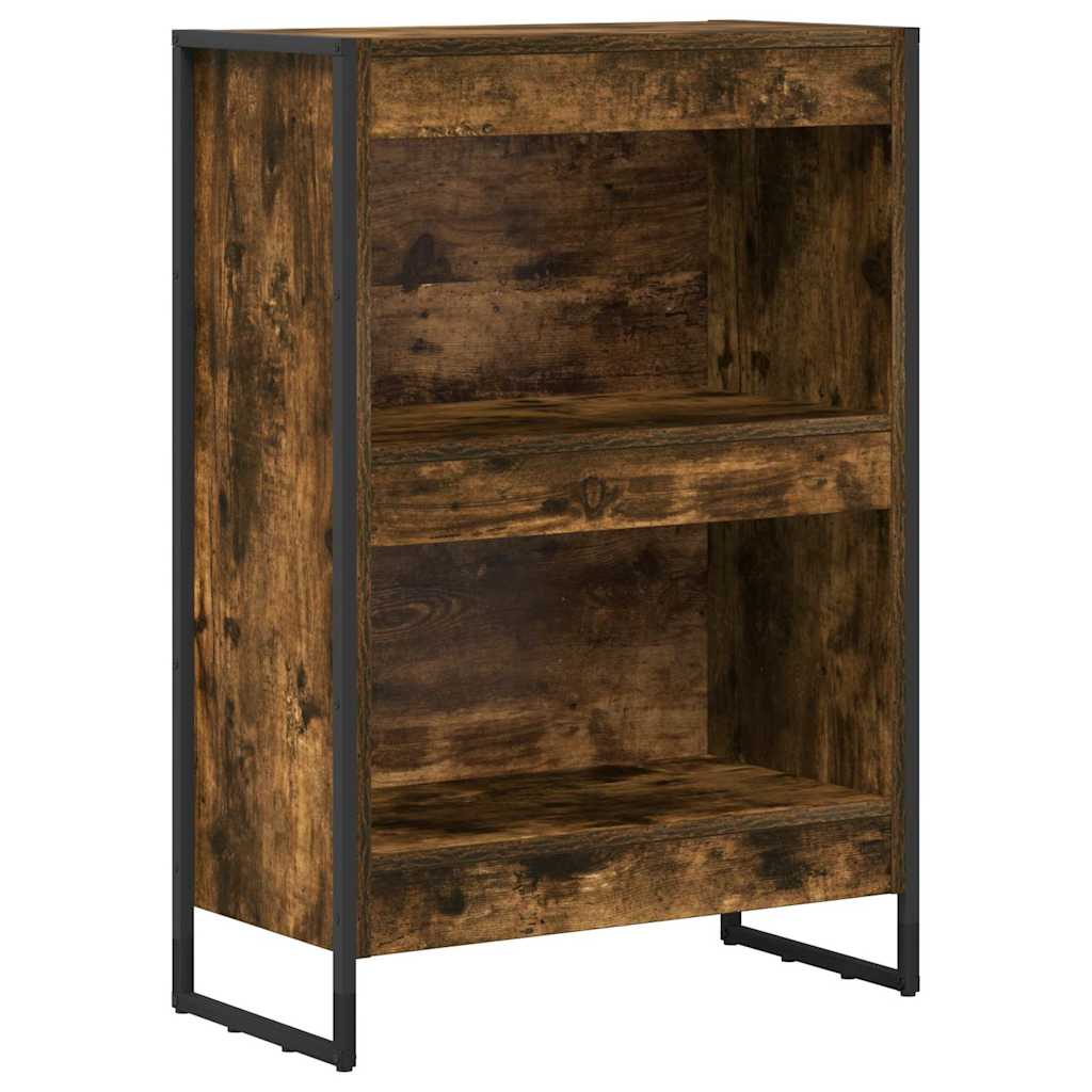 Bogskab 60 x 30 x 86,5 cm Konstrueret træ Røget Eg