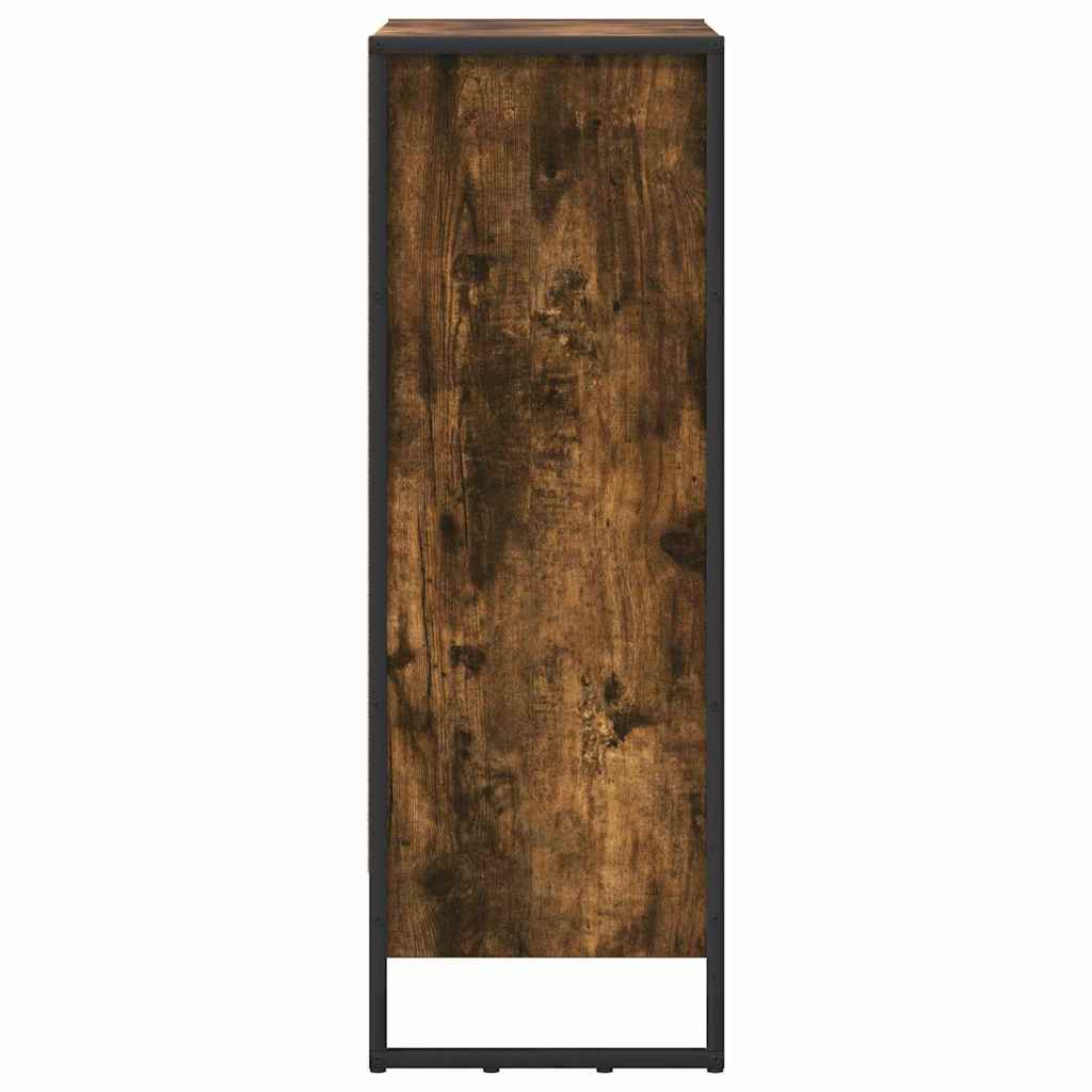 Bogskab 60 x 30 x 86,5 cm Konstrueret træ Røget Eg