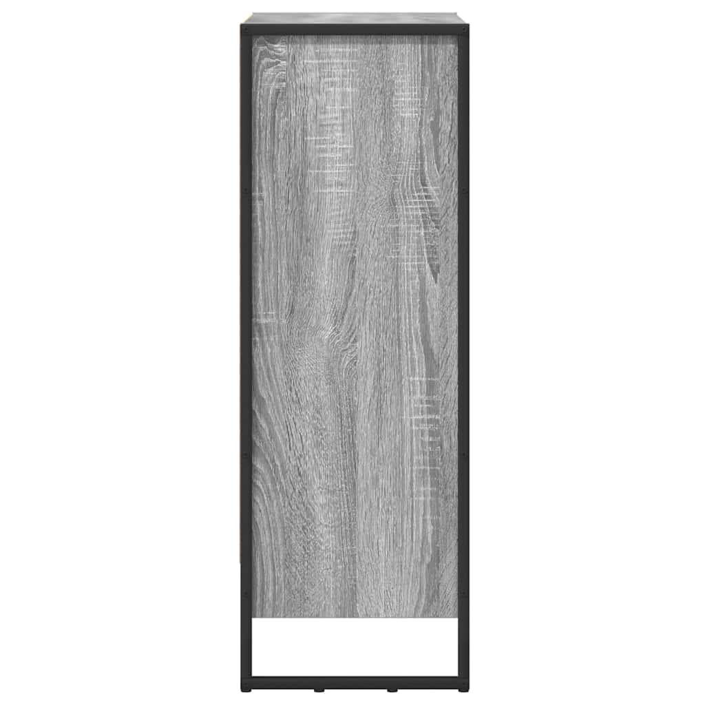 Bogskab 60 x 30 x 86,5 cm Konstrueret træ Grå Sonoma