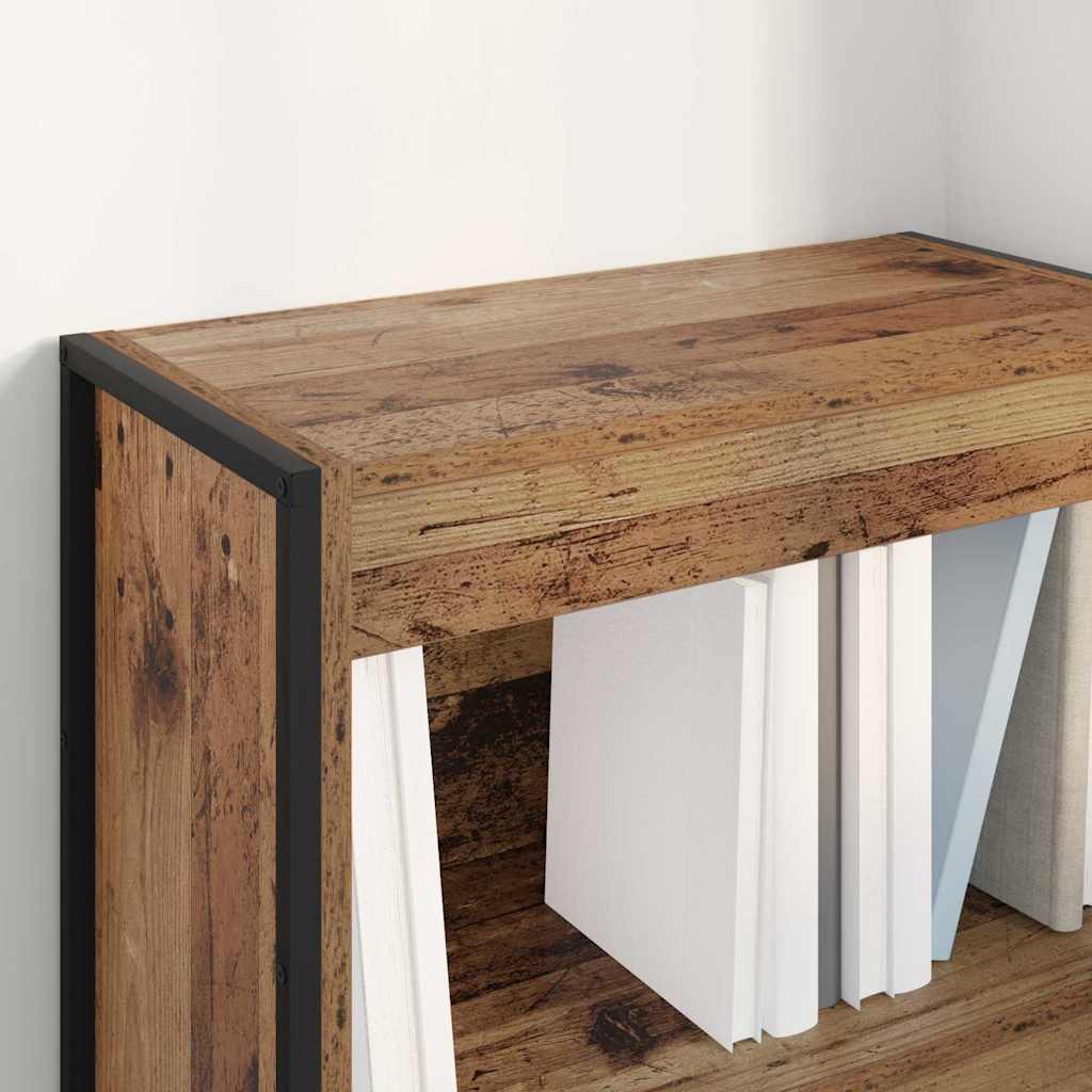 Bogskab 60 x 30 x 86,5 cm Konstrueret træ Gammelt træ