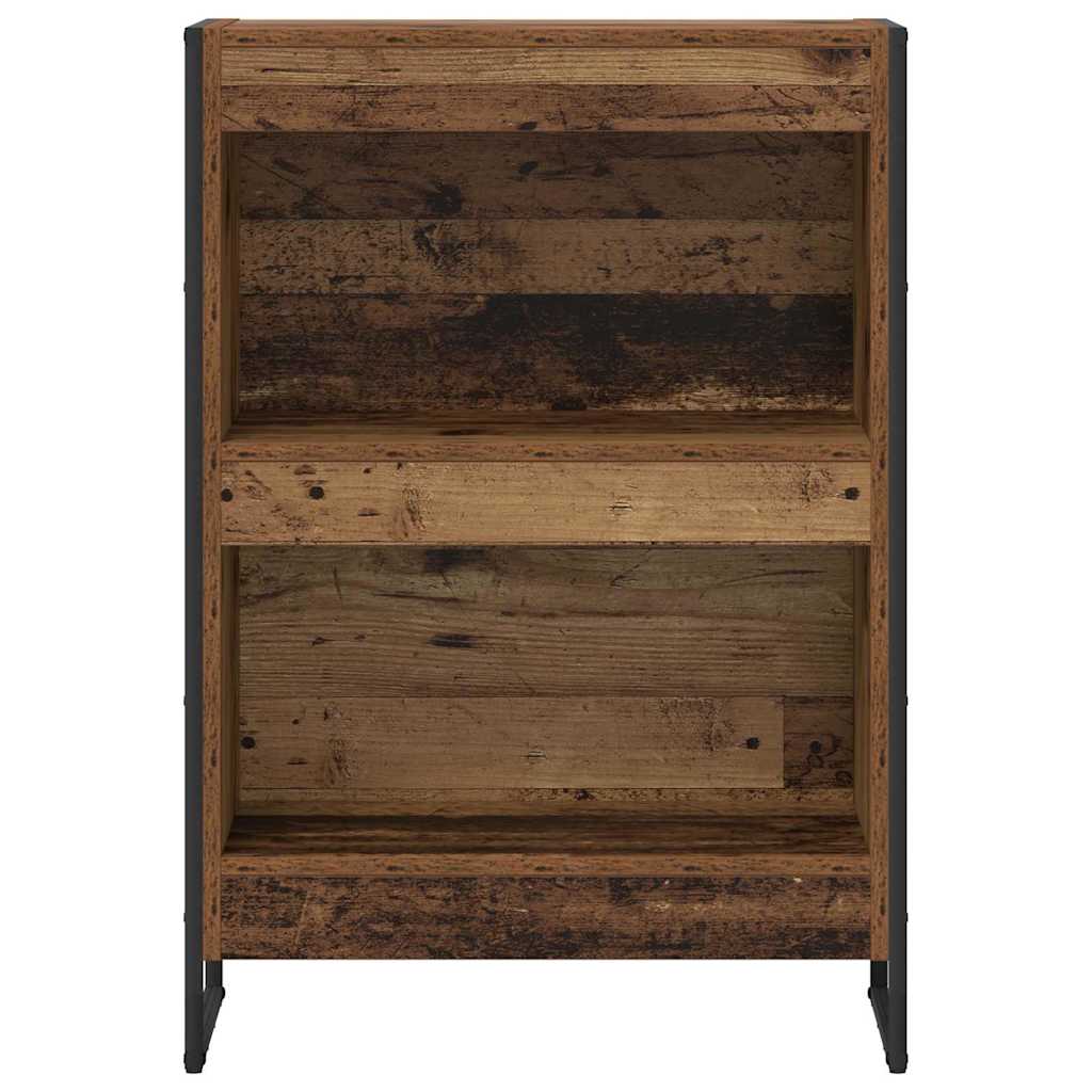Bogskab 60 x 30 x 86,5 cm Konstrueret træ Gammelt træ