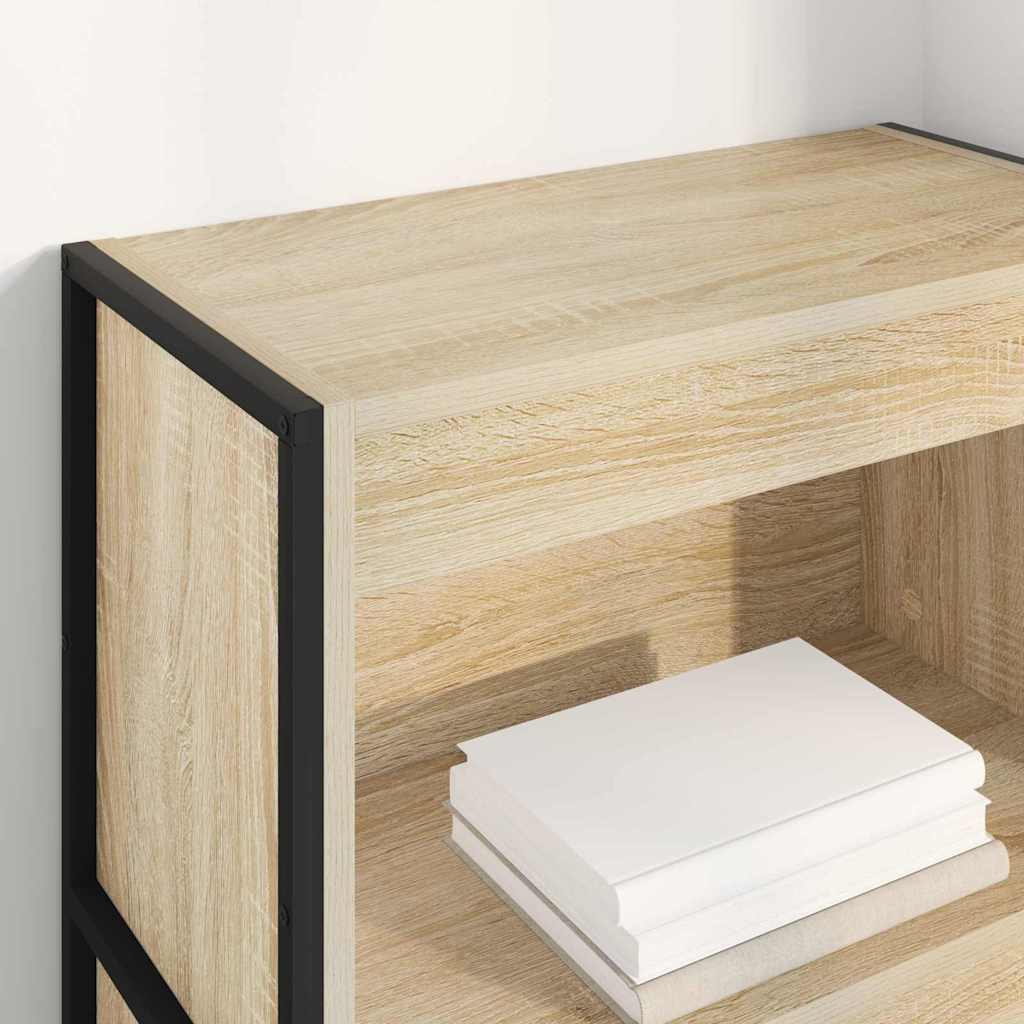 Bogskab 60 x 30 x 121 cm Konstrueret træ Sonoma