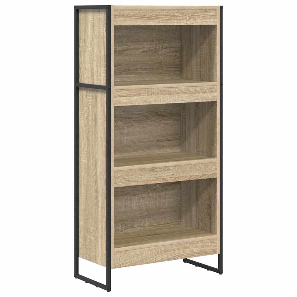 Bogskab 60 x 30 x 121 cm Konstrueret træ Sonoma