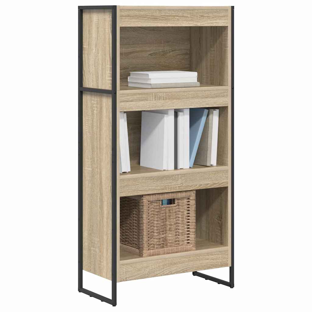 Bogskab 60 x 30 x 121 cm Konstrueret træ Sonoma