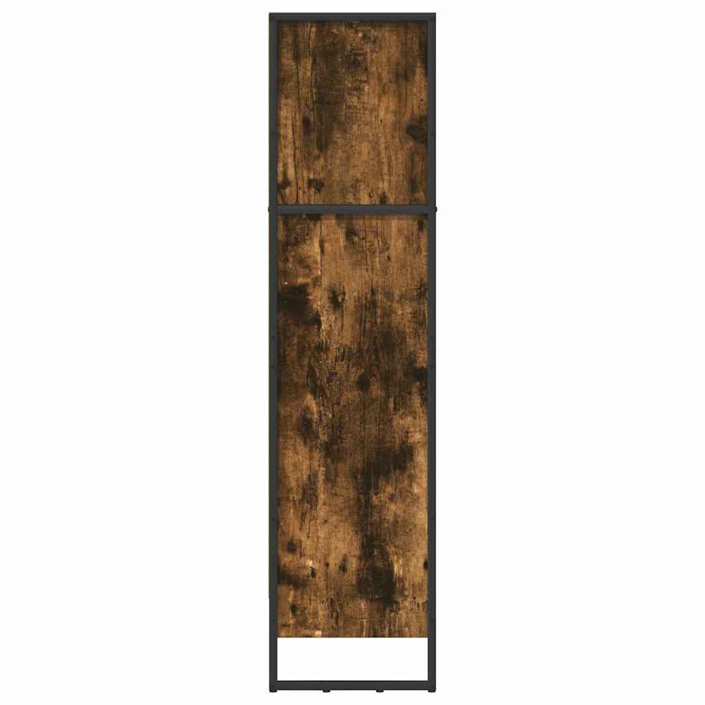 Bogskab 60 x 30 x 121 cm Konstrueret træ Røget Eg